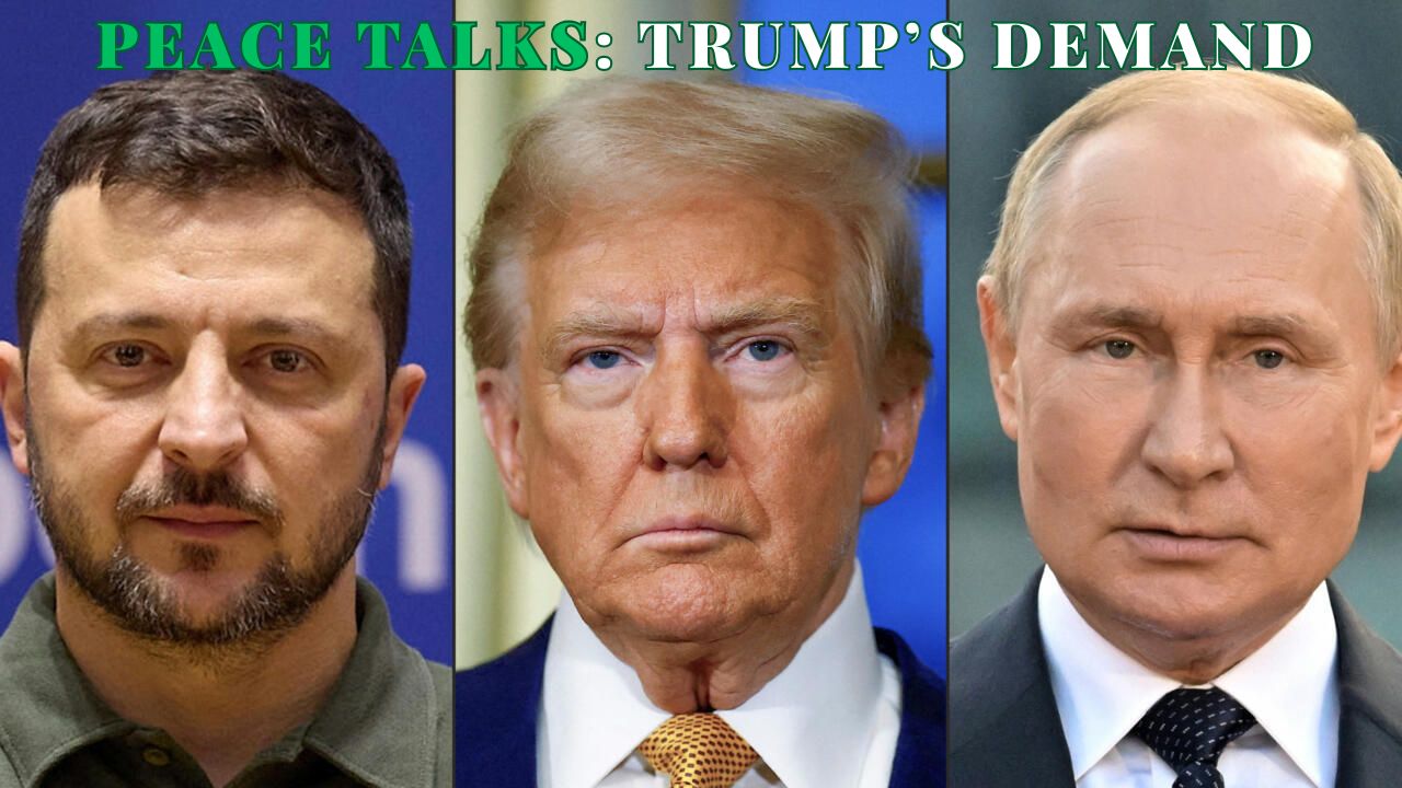 Trump Demands In-Person Negotiations Between Putin and Zelensky